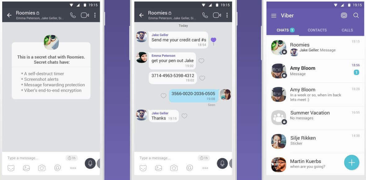 Viber внедрил секретные сообщения